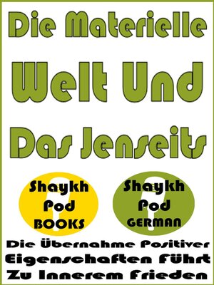 cover image of Die Materielle Welt Und Das Jenseits